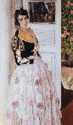 Alexander Yakovlevich GOLOVIN The Spanish woman at Balcony oil painting on canvas